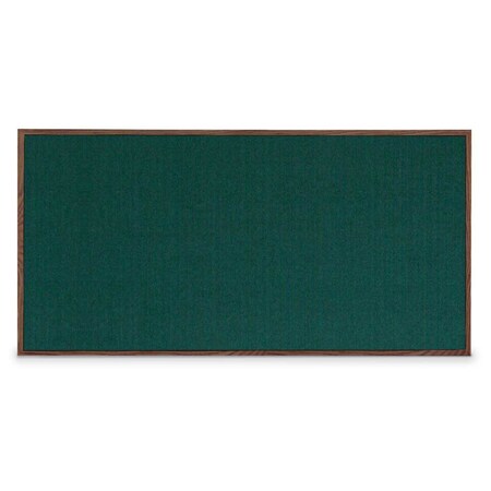 United Visual Products Combo Board, 60"x36", Black Frame/Black Porcelain & Forbo UVDECORK6036B-BLKPORC-FORBO